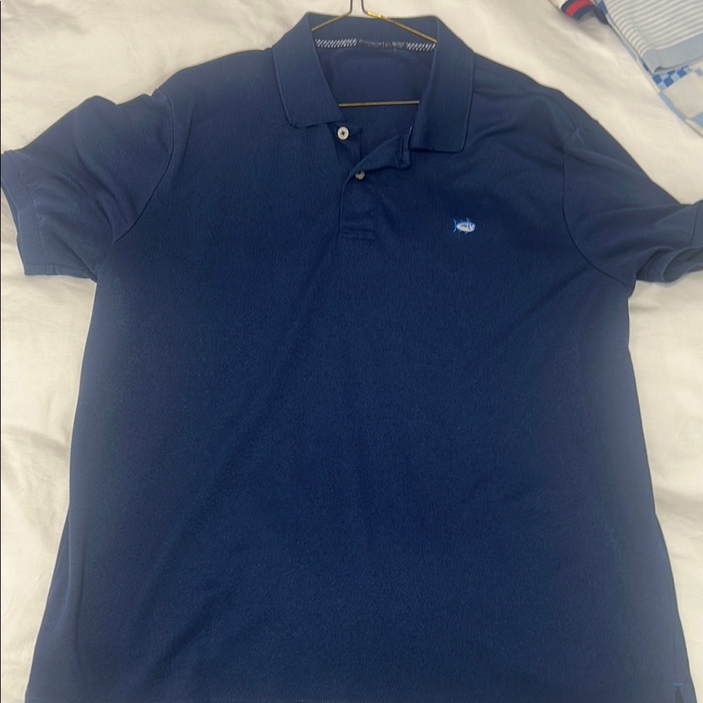 Southern Tide Deep Blue Polo Shirt